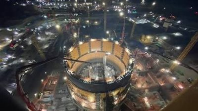 إنجاز إنشائي جديد في الوحدة النووية الأولى بمحطة الضبعة