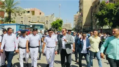 حملة مكبرة لتحقيق الانضباط المروري بشوارع المنيا