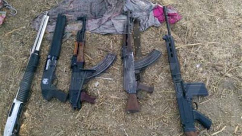 ضبط 19 قطعة سلاح