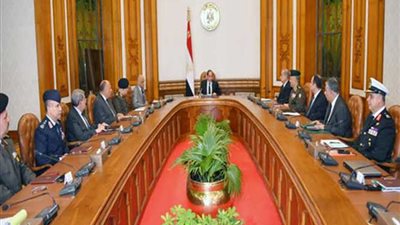 بالصور تفاصيل اجتماع الرئيس السيسي بمجلس الدفاع الوطني