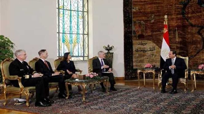 الرئيس السيسي يستقبل