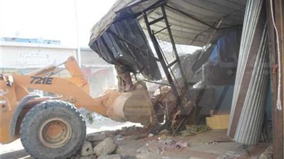 بالصور.. إزالة 15 حالة تعد علي مساحة 3420 متر مربع بسمنود