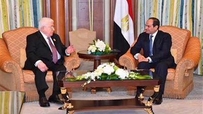 الرئيس السيسي يستقبل نظيره العراقى بالرياض‎