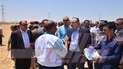 حملة لإزالة التعديات على المدينة الدوائية ببنى سويف