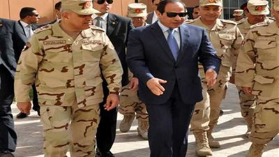 السيسي يفتتح مستشفي دمياط العسكري