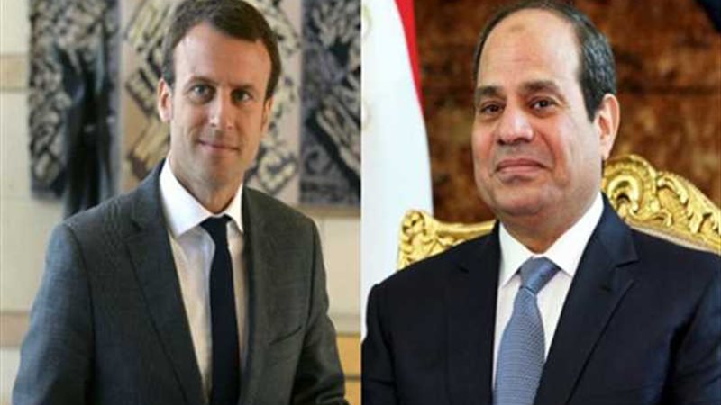 ماكرون فى اتصال هاتفى