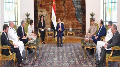 الرئيس السيسي يستقبل وزيرة القوات المسلحة الفرنسية‎