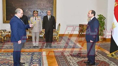 المستشار أحمد أبو العزم يؤدي اليمين الدستورية ويتسلم مهام عمله كرئيس لمجلس الدولة