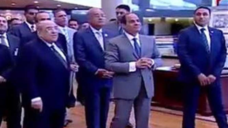 السيسي: إنشاء مكتبة