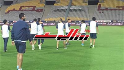 بالصور.. الزمالك يعاين ملعب برج العرب