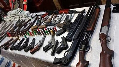 ضبط 21 قطعة سلاح و2859 مخافة مرورية في حملة أمنية بالمنيا