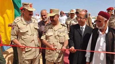 فى الذكرى 44 لانتصارات أكتوبر .. القوات المسلحة تقيم 10 مدارس جديدة ووحدة صحية بمطروح