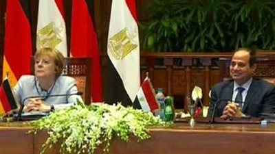 السيسي يفتتح محطة كهرباء البرلس بحضور ميركل عبرالفيديو كونفرانس