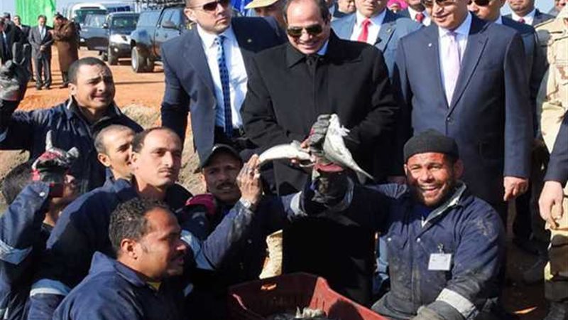 السيسي يفتتح مشروع