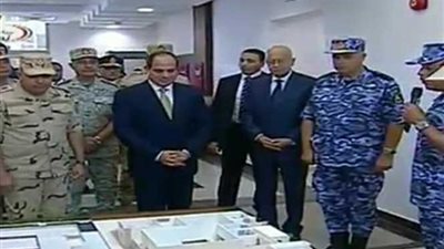 السيسى يصل مجمع المحاكاة بالإسكندرية لافتتاحه
