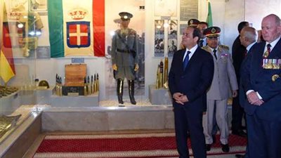 بالصور .. السيسى يشارك فى إحياء ذكرى معركة العلمين