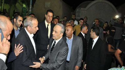 بالصور- جنازة شعبية لشهيد المنوفية وإطلاق اسمه على مدرسة بالخانكة