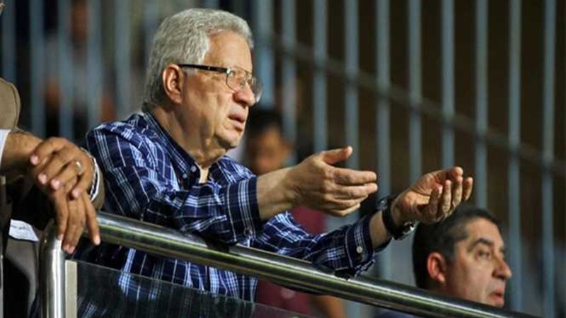 مرتضى يؤازر لاعبي