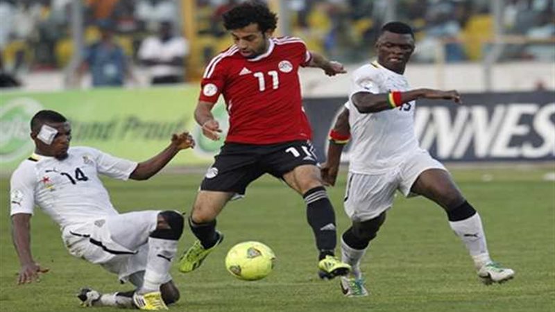 نقل مباراة مصر وغانا