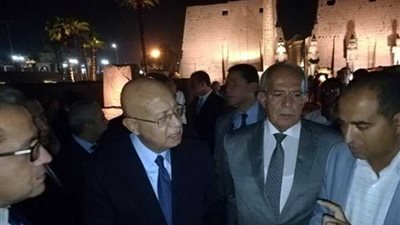 رئيس الوزراء يزور معبد الأقصر وطريق الكباش
