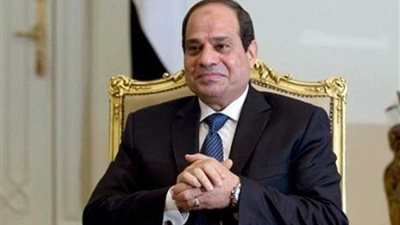 الرئيس السيسي يلتقي رئيس مجلس الشيوخ الفرنسي