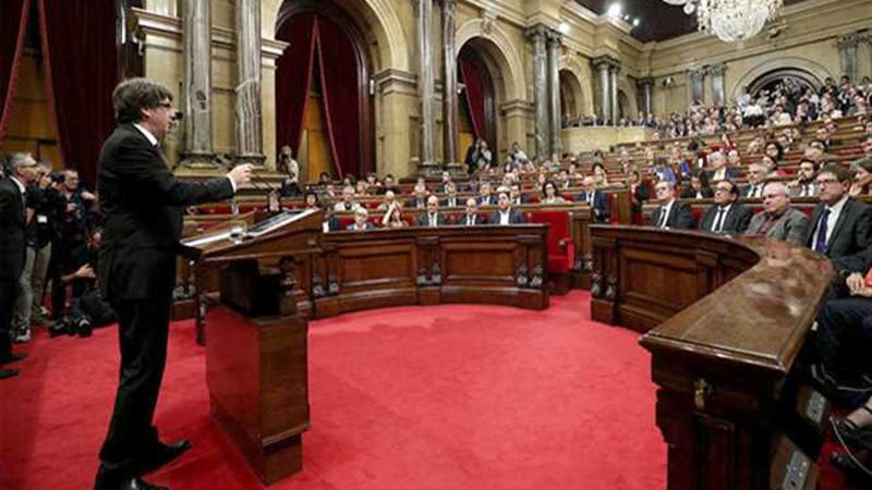 برلمان كتالونيا يعلن