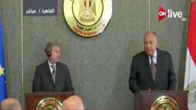 سامح شكري: مصر تنظر لحقوق الإنسان من منظور شامل