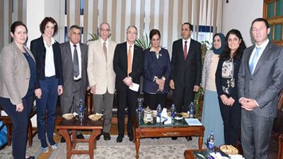 بالصور.. زيارة السفير الألماني لمشروع الري الحقلي بكفر الدوار‎