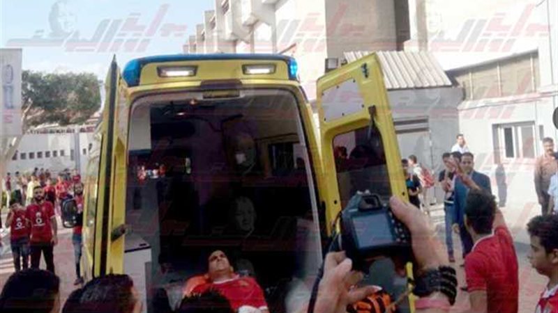 تعرض أحد مشجعي الأهلي