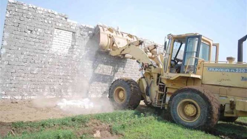 إزالة 108 حالات تعدٍ