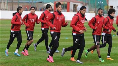 الأهلي يخوض مرانه الأول فى المغرب استعدادًا للوداد