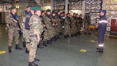 وزير الدفاع اليوناني وقائد البحرية المصري يشهدان المرحلة الرئيسية للتدريب 