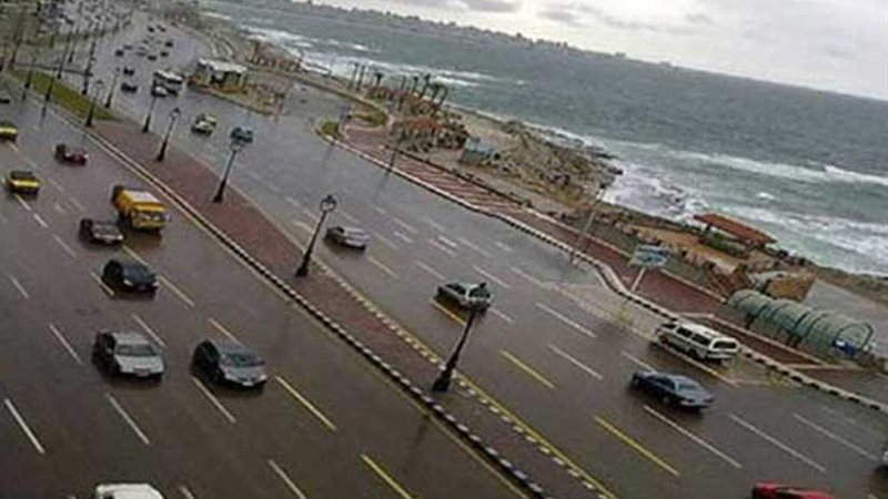 أمطار بالإسكندرية