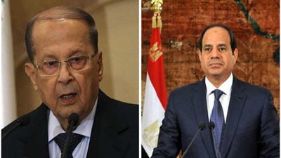 السيسي وعون تشاورا في التطورات السياسية في لبنان