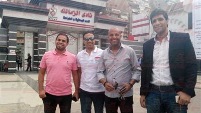 بالصور.. حمادة أنور يتقدم بأوراق ترشحه لانتخابات الزمالك بمساندة 3 نجوم