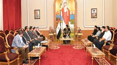 البابا تواضروس يستقبل الأمين العام لمركز الحوار بين الأديان