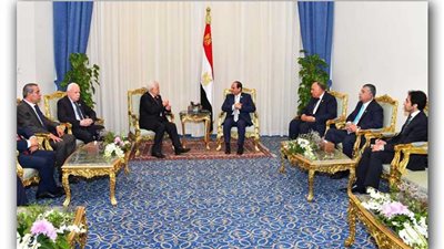 السيسي: القاهرة تواصل جهودها لاستئناف المفاوضات بين الفلسطينيين والإسرائيليين