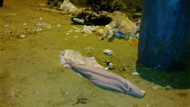 العثور على جثة رضيعه