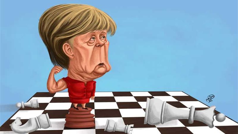 أنجيلا ميركل تتصدر