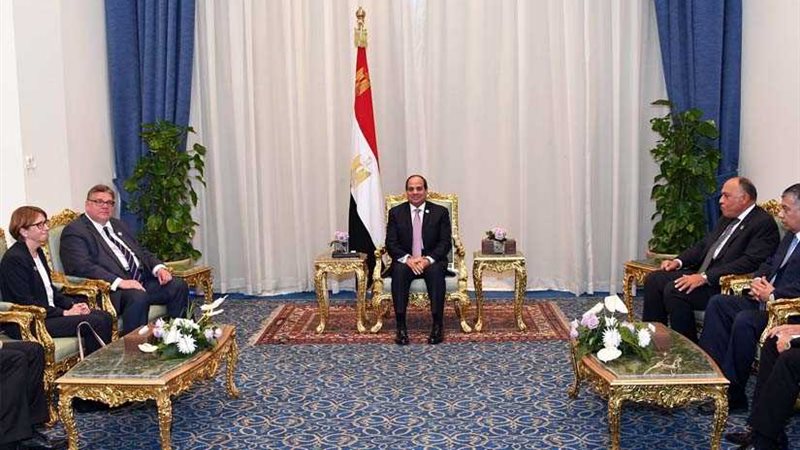 خلال لقاء السيسي..