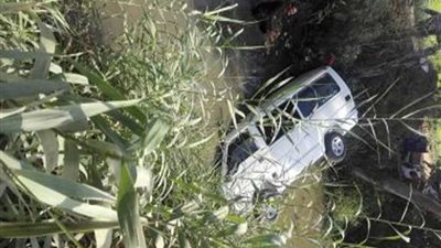 مصرع سائق وشقيقه في انقلاب سيارة بترعة المحيط المنيا