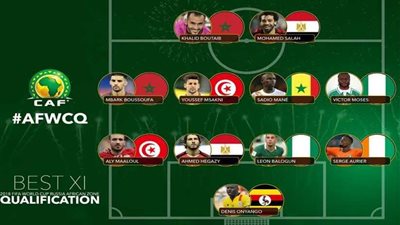 ثنائي مصري فى التشكيل المثالي للقارة السمراء بتصفيات المونديال