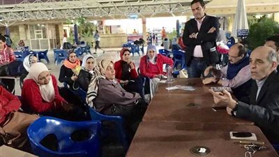 غراب يستعرض برنامجه الانتخابي في الصيد ويستمع لطلبات الأعضاء