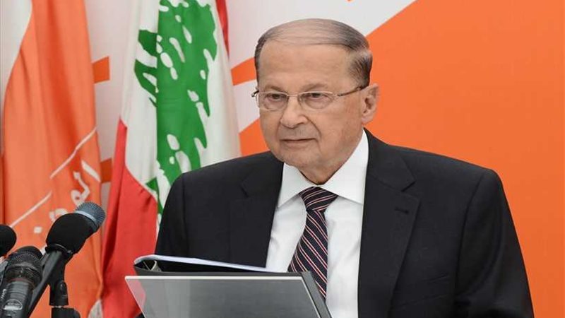 رئيس لبنان يلتقي