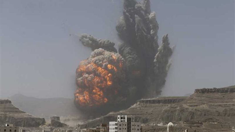 التحالف العربي يقصف