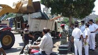 رفع وإزالة 431 حالة إشغال طريق بالبحيرة‎