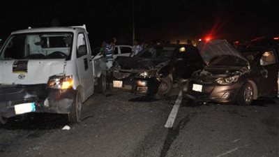 وفاة مواطن وإصابة 10 آخرين في تصادم سيارتين بأسيوط