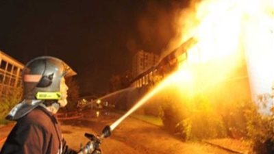 السيطرة على حريق هائل بمصنع للطوب بالسادات