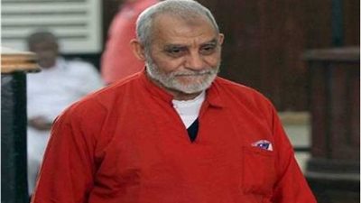 اليوم.. محاكمة بديع و738 آخرين بفض رابعة