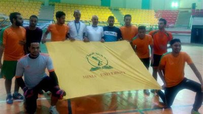 خماسي جامعة المنيا للدور الثمانية في البطولة العربية بجنوب الوادي